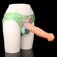 11.02in Horse Big Monster Hollow Dildo Harness Pants Strap on Dildo