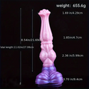 11.02in Horse Cock Big Knot Silicone Soft Dildo Massager Flirting Toy