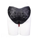 11.02in Horse Cock Hollow Soft Dildo Leather Panty Lifelike Penis Sheath