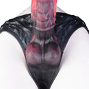 11.02in Horse Cock Hollow Soft Dildo Leather Panty Lifelike Penis Sheath