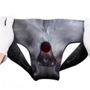 11.02in Horse Cock Hollow Soft Dildo Leather Panty Lifelike Penis Sheath