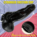 11.02in Huge Thick Big Black Uncut Large Anal Dildo For Deeper Play Women Gay