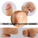 11.02in Large Realistic Silicone Soft Suction Cup Women Sex Dildo