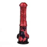 11.02in Liquid Silicone Horse Cock Big Dildo Large Dick Couple Foreplay
