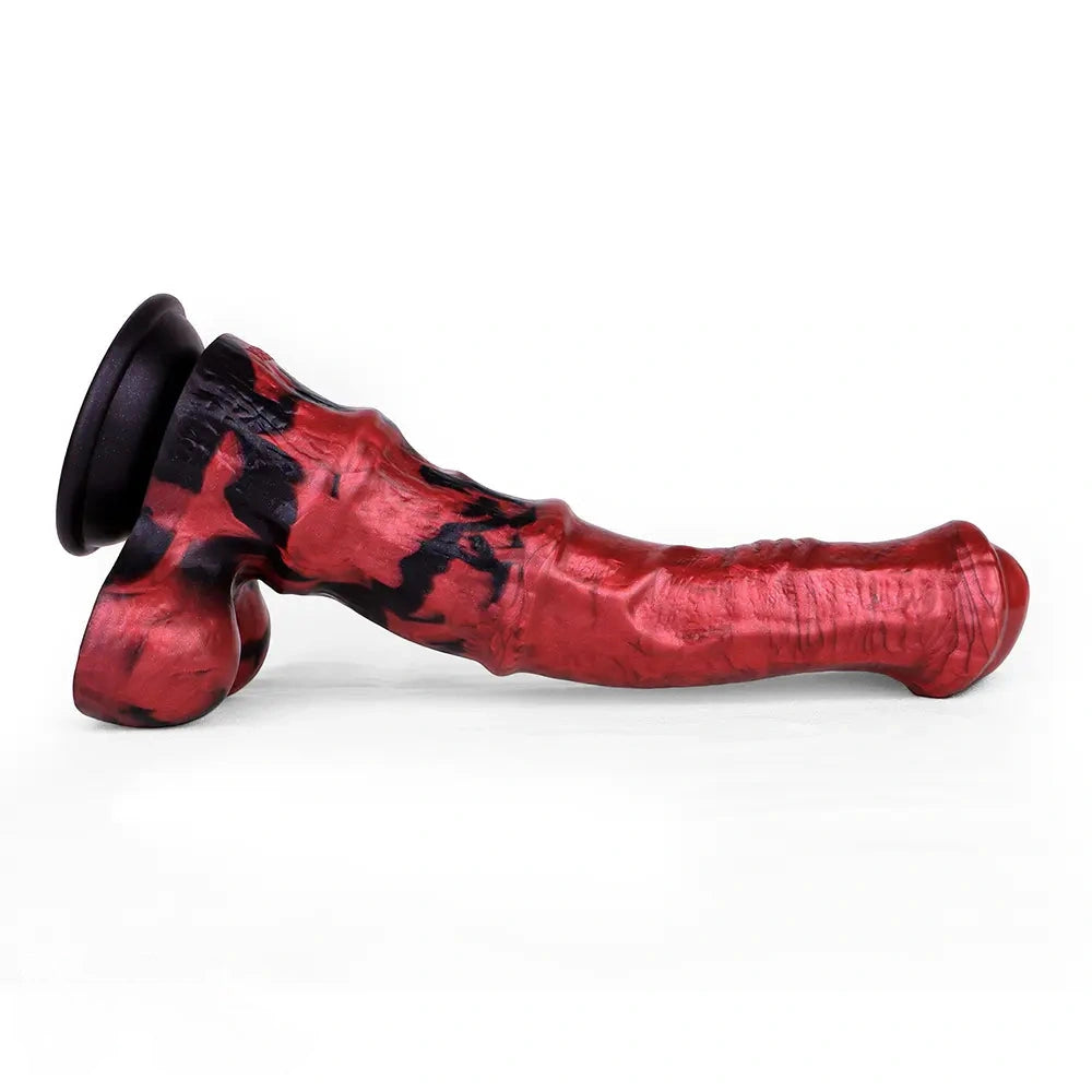11.02in Liquid Silicone Horse Cock Big Dildo Large Dick Couple Foreplay