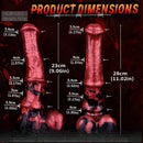 11.02in Liquid Silicone Horse Cock Big Dildo Large Dick Couple Foreplay