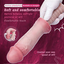 11.02in Real Feeling Double Layer Silicone Soft Handle Handhold Cock Dildo