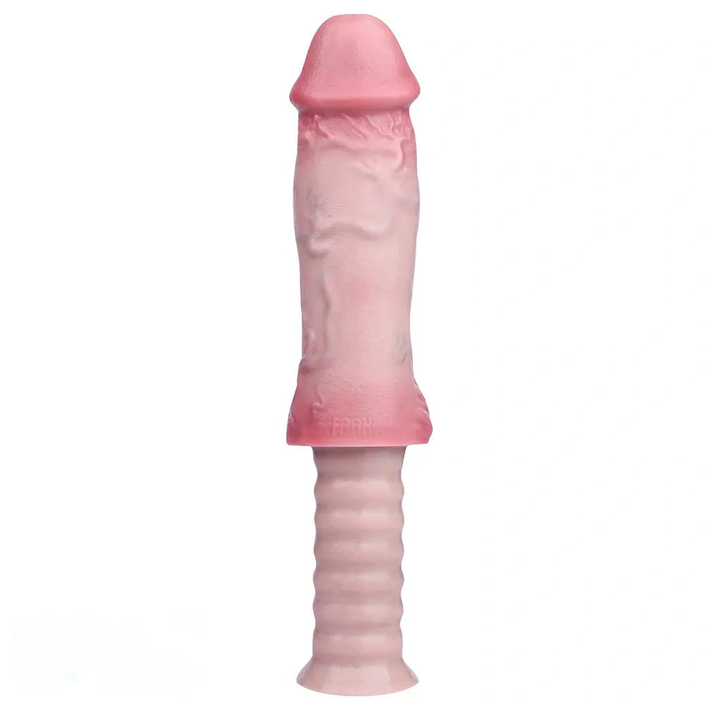 11.02in Real Feeling Double Layer Silicone Soft Handle Handhold Cock Dildo