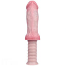 11.02in Real Feeling Double Layer Silicone Soft Handle Handhold Cock Dildo