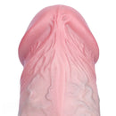 11.02in Real Feeling Double Layer Silicone Soft Handle Handhold Cock Dildo