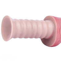 11.02in Real Feeling Double Layer Silicone Soft Handle Handhold Cock Dildo