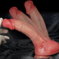 11.02in Realistic Soft Silicone Lifelike Dildo For Clitoral G-spot Simulation