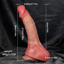11.02in Realistic Soft Silicone Lifelike Dildo For Clitoral G-spot Simulation