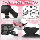11.02in Realistic Strap on Thick Dildo For Men Women G Spot Stimulator