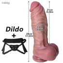 11.02in Realistic Strap on Thick Dildo For Men Women G Spot Stimulator