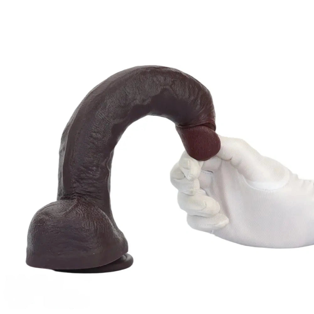 11.02in Soft Silicone Big Dildo Lifelike Cock Adult Sex Toy Female Sex Toy
