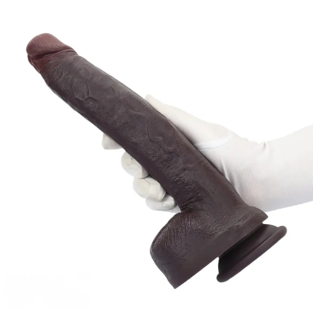 11.02in Soft Silicone Big Dildo Lifelike Cock Adult Sex Toy Female Sex Toy