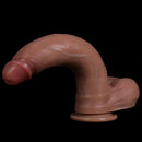 11.02in Super Realistic Silicone Soft Lifelike Huge Dildo With Blue Veins