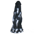 11.02in White Black Colour Mixture Beast Dildo SM Toy For Gay
