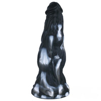 11.02in White Black Colour Mixture Beast Dildo SM Toy For Gay