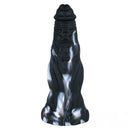 11.02in White Black Colour Mixture Beast Dildo SM Toy For Gay