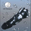 11.02in White Black Colour Mixture Beast Dildo SM Toy For Gay