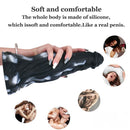 11.02in White Black Colour Mixture Beast Dildo SM Toy For Gay
