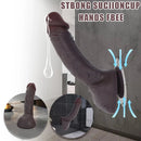 11.03in Super Real Dual Layer Silicone Big Dildo For Adult Male Female Toy