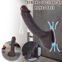 11.03in Super Real Dual Layer Silicone Big Dildo For Adult Male Female Toy