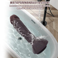 11.03in Super Real Dual Layer Silicone Big Dildo For Adult Male Female Toy