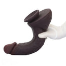 11.03in Super Real Dual Layer Silicone Big Dildo For Adult Male Female Toy