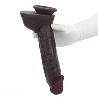 11.03in Super Real Dual Layer Silicone Big Dildo For Adult Male Female Toy