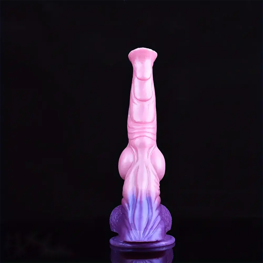 11.18in Horse Cock Big Knot Silicone Soft Dildo Massager Adult Sex Toy