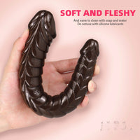 11.1in Dual Sided Dildo Dragon Real Feeling Dildo For Lesbian