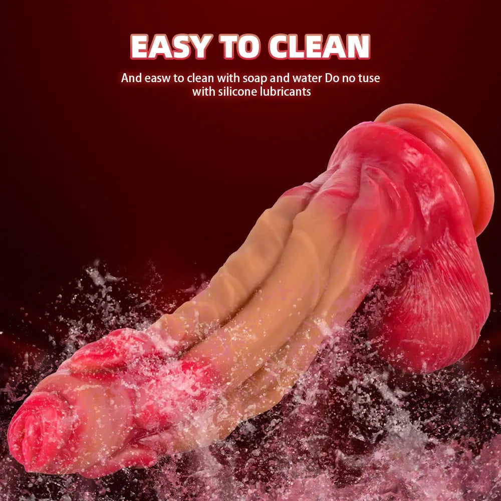 11.22in 12.99in 14.57in SML Liquid Silicone Fantasy Big Soft Cock Dildo