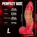 11.22in 12.99in 14.57in SML Liquid Silicone Fantasy Big Soft Cock Dildo