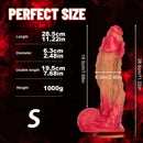 11.22in 12.99in 14.57in SML Liquid Silicone Fantasy Big Soft Cock Dildo