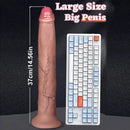 11.22in 13.18in 14.56in Lifelike Strap on Long Dildo For Female Prostate Play
