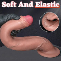 11.22in 13.18in 14.56in Lifelike Strap on Long Dildo For Female Prostate Play