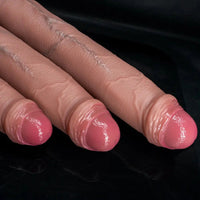 11.22in 13.18in 14.56in Lifelike Strap on Long Dildo For Female Prostate Play