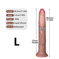 11.22in 13.18in 14.56in Lifelike Strap on Long Dildo For Female Prostate Play