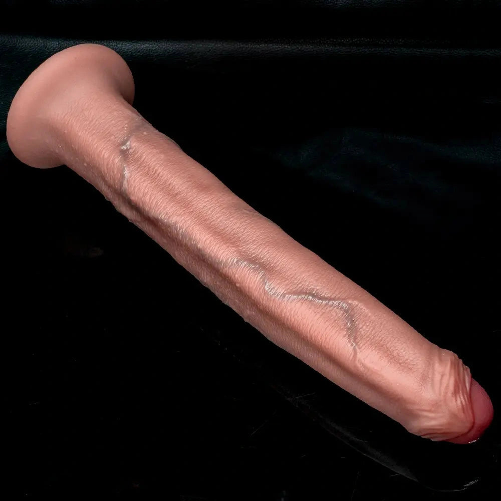 11.22in 13.18in 14.56in Lifelike Strap on Long Dildo For Female Prostate Play