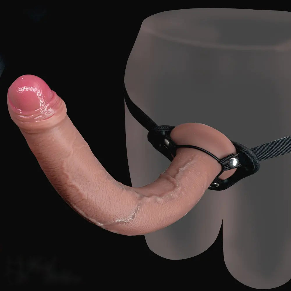 11.22in 13.18in 14.56in Lifelike Strap on Long Dildo For Female Prostate Play