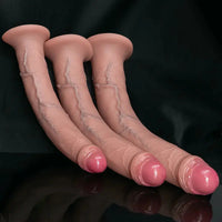 11.22in 13.18in 14.56in Lifelike Strap on Long Dildo For Female Prostate Play