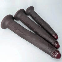 11.22in 13.18in 14.56in Strap on Realistic Big Long Dildo For Male Female Couples