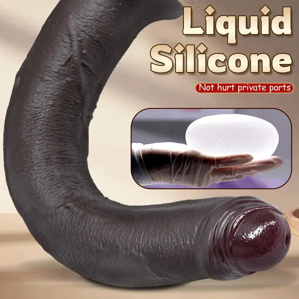 11.22in 13.18in 14.56in Strap on Realistic Big Long Dildo For Male Female Couples