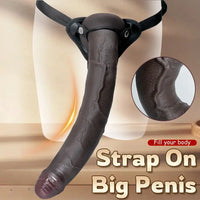 11.22in 13.18in 14.56in Strap on Realistic Big Long Dildo For Male Female Couples