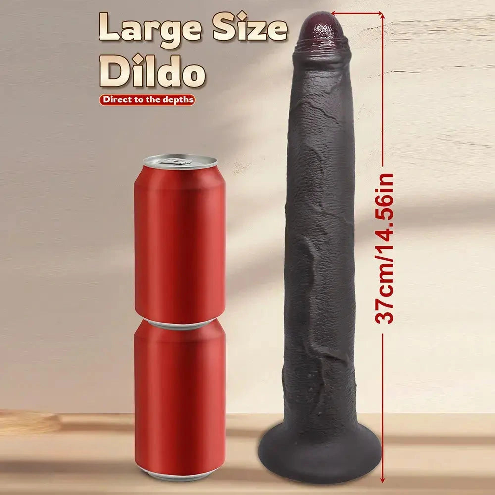 11.22in 13.18in 14.56in Strap on Realistic Big Long Dildo For Male Female Couples