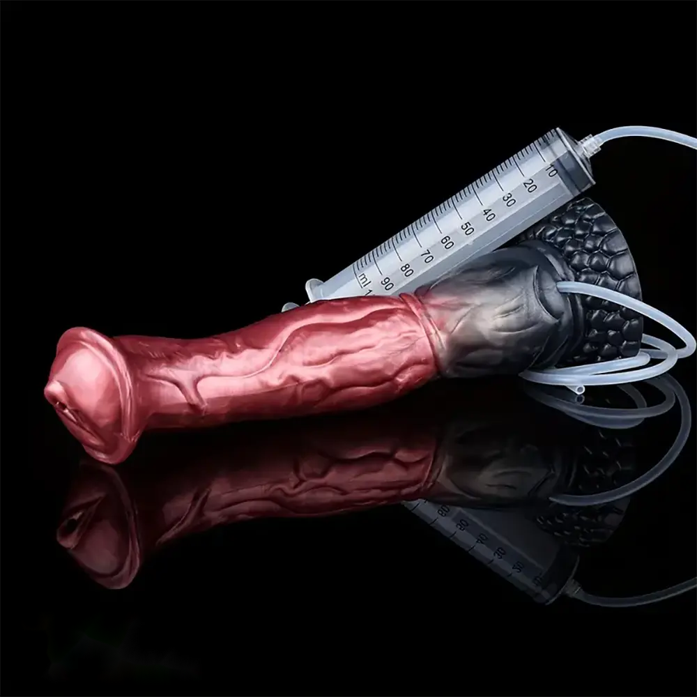 11.22in Big Horse Cock Silicone Soft Animal Penis Dildo Vaginal Massager