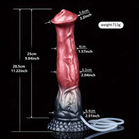 11.22in Big Horse Cock Silicone Soft Animal Penis Dildo Vaginal Massager